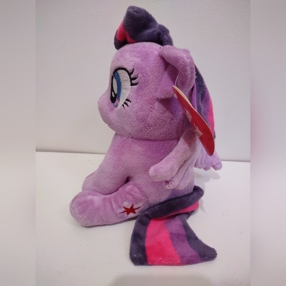 New! TWILIGHT SPARKLE Purple My Little Pony COIN PIGGY BANK PLUSH TOY - Picture 6 of 7